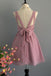 Simple A Line Chiffon Short Homecoming Dresses,Graduation Dresses INC41