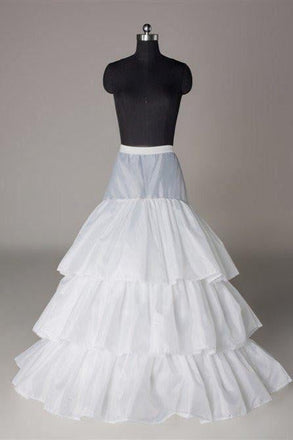 Fashion Wedding Petticoat Accessories Layers White Floor Length INP14