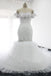 Mermaid Sweetheart White Beading Wedding Dress,Elegant Bridal Dresses INQ77
