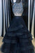 Scoop Neck Tulle Crystals Women Charming Layer Prom Dresses For Woman IN623